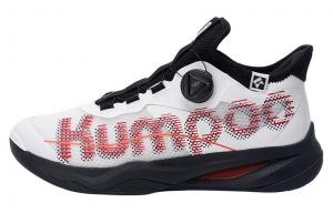 Кроссовки KUMPOO Badminton Shoes Unisex Low-top White/Red, белый/красный