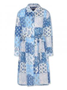 Платье из хлопка MC2 Saint Barth Kids, синий