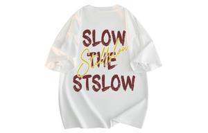 Футболка унисекс Stillslow, абрикосовая