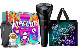 S1103 поворотная бритва для мытья по всему телу мужская электрическая космическая подарочная коробка набор PHILIPS