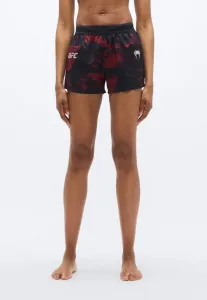 Женские тренировочные шорты ufc zenith fight week, спортивные шорты Venum, Navy Blue/Burgundy/Silver-Coloured