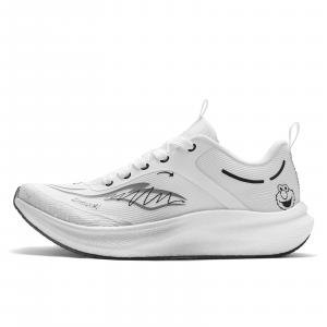 SESAME STREET Низкие беговые кроссовки унисекс Aurora White Silver с карбоновой пластиной, цвет Aurora White Silver[Upgraded-Carbon Plate]