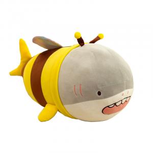 Плюшевая кукла Bee Shark высотой 38см/48см/60см KecoSweet, shark bee