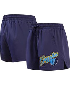 Женские темно-синие тканые шорты с надписью Memphis Grizzlies Pro Standard, темно-синий