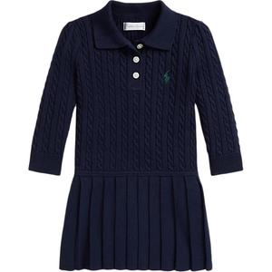 Платье fw25 для младенцев и малышей Polo Ralph Lauren, синий