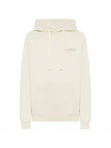 Толстовка с капюшоном и принтом Laneus, бежевый