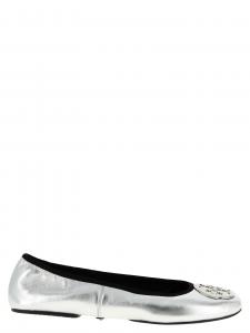 Балетки 'Reva Travel' Tory Burch, серебристый