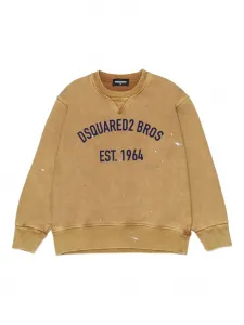 Свитер с длинными рукавами Dsquared2 Kids, коричневый