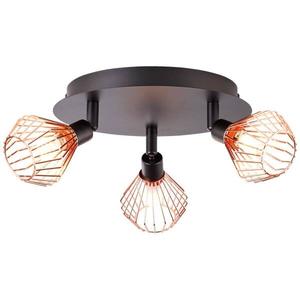 Потолочный светильник LIGHTBOX 4112131 1 цвет schwarz/kupfer