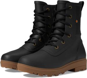 Высокие женские резиновые сапоги Holly Rain Lace Bogs, черный