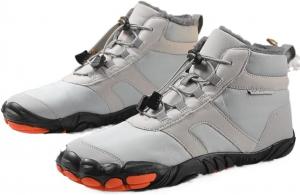 Мужские зимние ботинки Soft time TOY, мужские и женские зимние ботинки, зимняя обувь, водонепроницаемые зимние ботинки с меховой подкладкой, зимние ботильоны для улицы, противоскользящие, легкие туристические ботинки, серый