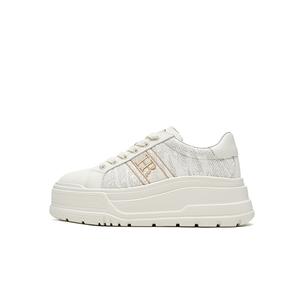 Высокие устойчивые к истиранию низкие кеды женские beige HR, бежевый