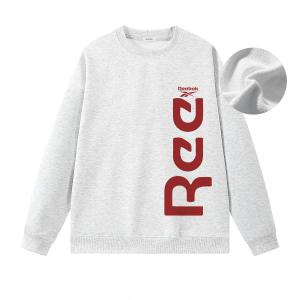 Свитшоты Unisex Crew Neck Moderate Regular Reebok, белый heather серый (fleece-lined)
