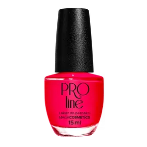 Лак для ногтей 028, покрывающий неоново-розовый, 15 мл Maga Cosmetics Proline, цвет 028