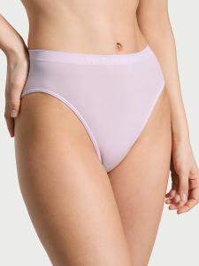 Бесшовные трусики-слипы с высоким вырезом Seamless, solid delicate violet