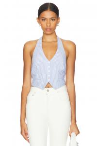 Жилет Good American, цвет hot girl stripe001