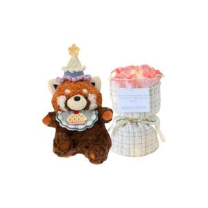 CHUNTUSHU Плюшевая кукла милый коричневый панда высота 35см