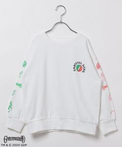 Детская толстовка с принтом на рукаве Grateful Dead Bayflow, цвет White 10