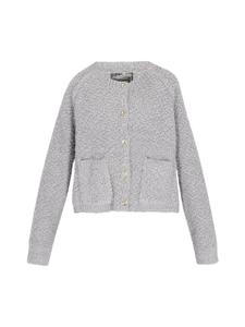 Женский кардиган серого меланжа DreiMaster Vintage