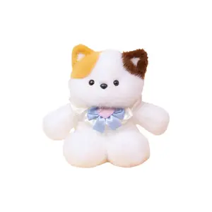 Плюшевая игрушка бегущая кукла плюшевая кукла высота 50см Dolls and bears dance, Three Flowers Cat+Princess Bib