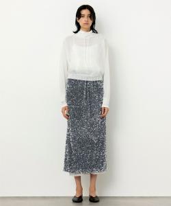 Прозрачная вязаная толстовка