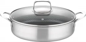 Кастрюля GSW Inoxxa Black с антипригарным покрытием, серебряный