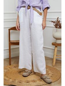 Тканевые брюки La Compagnie Du Lin, белый