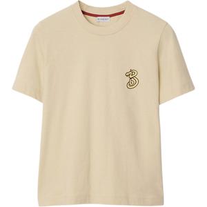 Футболка B Snake Cotton Burberry, хаки