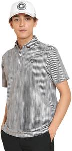 Мужская поло-рубашка Callaway C25134118 с коротким рукавом (влагоотводящая, быстросохнущая, текстурированная сетка) / для гольфа, белый