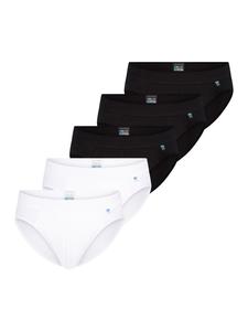 Schiesser Трусы-слипы/подгузники Rio из хлопка, долговечные, черно-белые