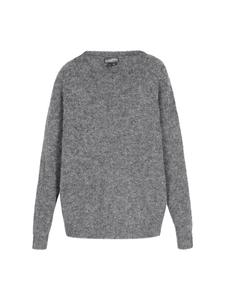 Женский свитер серого меланжа DreiMaster Vintage