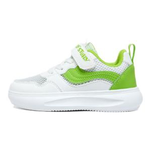 Детские кроссовки серии «История игрушек» с нескользящей амортизацией, дышащие, быстросохнущие, с низким верхом Disney, белый/зеленый