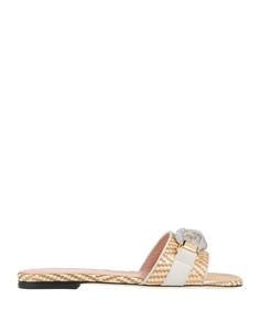 Сандалии Pollini, платиновый