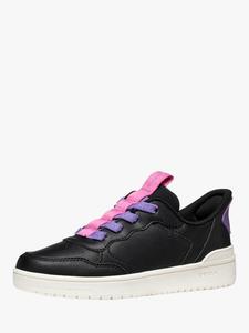 Детские кроссовки Sprintye Fast Slip On Geox, Black/Fuchsia