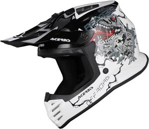 Детский мотокроссовый шлем Acerbis profile rex, White/Black