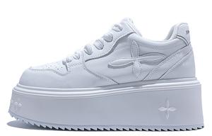 Низкие женские скейтбордские кроссовки Junjali серебристые без подкладки 7 см