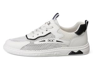 Кеды мужские, обувь для скейтбординга низкая Dck, белый/синий