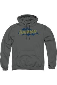 Толстовка с капюшоном Batman Classic Comic Logo для взрослых Gildan, цвет charcoal