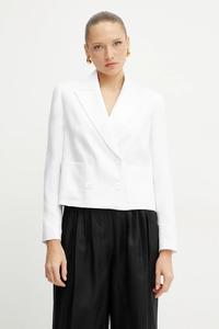 Льняной пиджак Luisa Spagnoli, белый