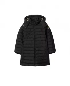 Детская пуховая куртка с капюшоном для девочек - для малышей и для детей постарше Burberry, черный
