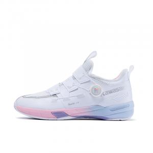 Кроссовки для бадминтона Vitality Cushioning Anti Slip, износостойкие, дышащие, ударопрочные, с низким верхом, унисекс Kawasaki, White Blue