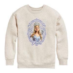 Детская толстовка Wicked for Good Glinda Frame Crew Fleece Licensed Character, Natural