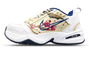 Кроссовки Air Monarch 4 Chunky унисекс с низким верхом белого/желтого/красного цвета Nike