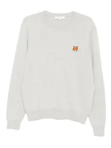 Толстовка с нашивкой Maison Kitsuné, серый