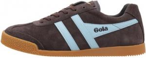 Мужские модные кроссовки Gola Harrier, голубой/коричневый/светло-голубой