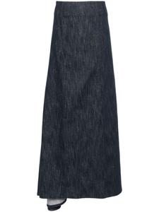 Brunello Cucinelli джинсовая юбка макси, синий