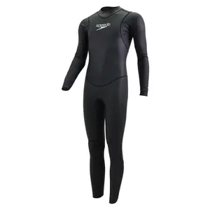 Speedo мужской Proton Thinswim Fullsuit неопреновый гидрокостюм, черный