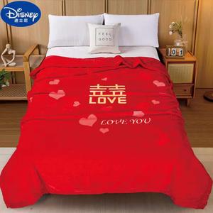 Disney Одеяло 200х230 см, флисовое, вес 3 кг, цвет Huan Tian Xi Di Thin Cloud Blanket, с вышитой упаковкой