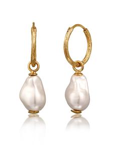 Elli Серьги из серебра 925 пробы с золотым покрытием