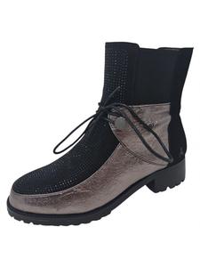 Ботинки на шнуровке черного цвета 2GO FASHION